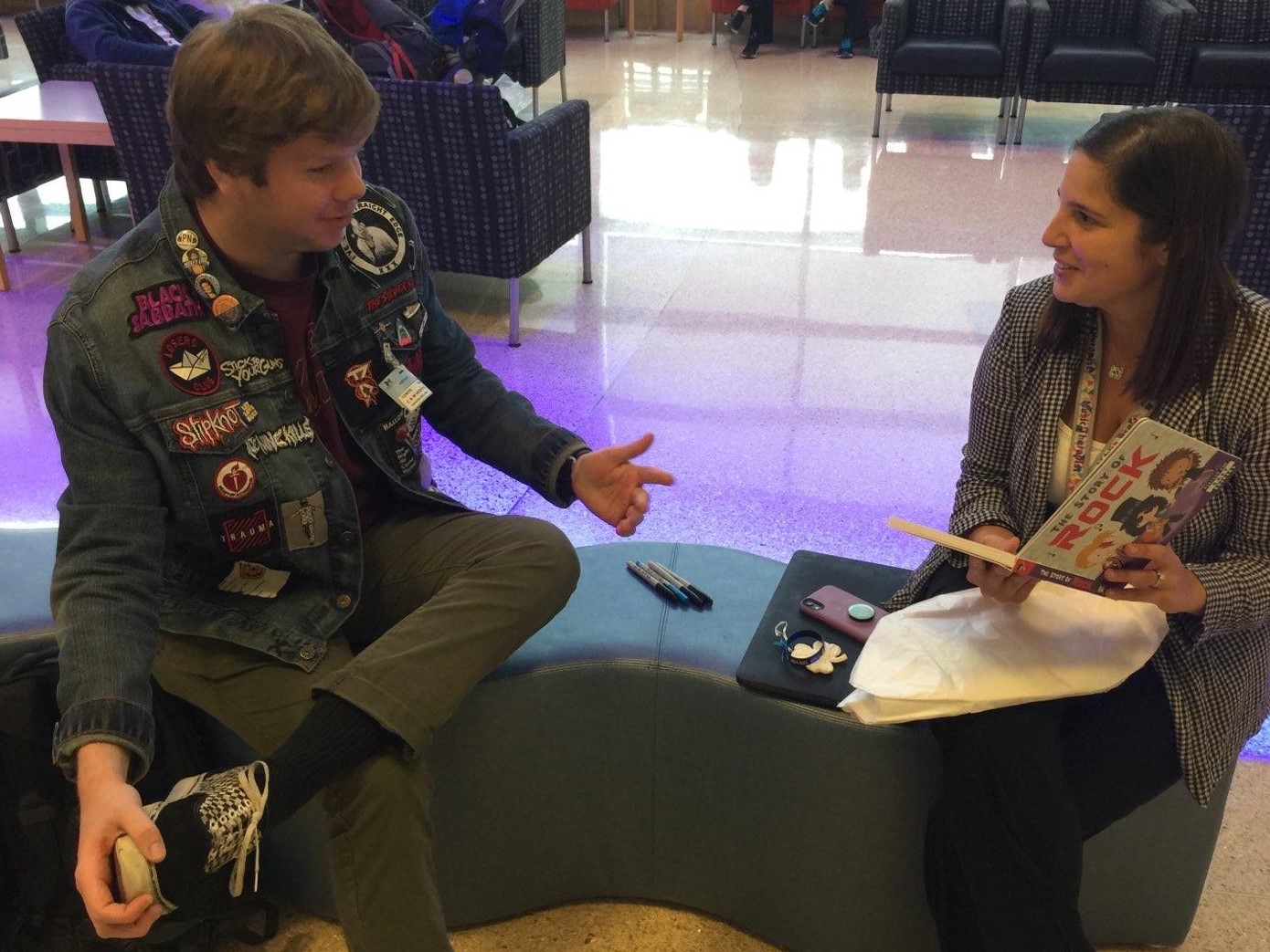 Trevor-and-Meredith-talking-rock-n-roll